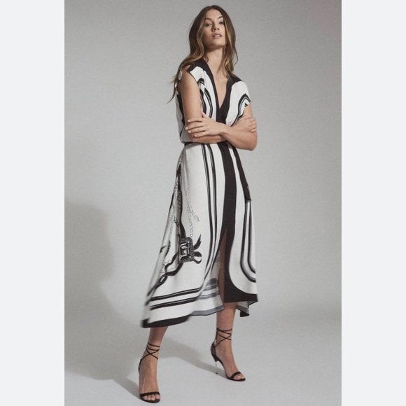 Reiss Dresses & Skirts - Reiss Black and White Maxi Dress